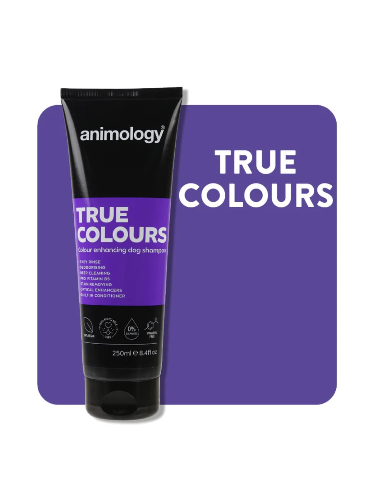 ANIMOLOGY šampón pre psov TRUE COLOURS 250 ml