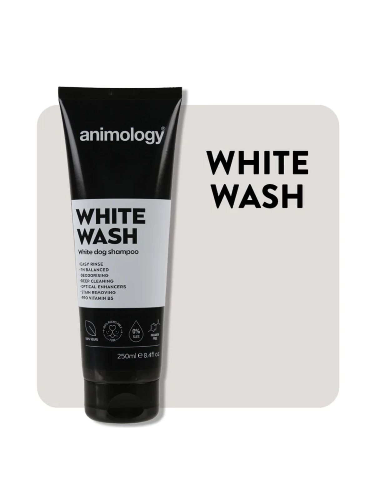 ANIMOLOGY šampón pre psov WHITE WASH 250 ml