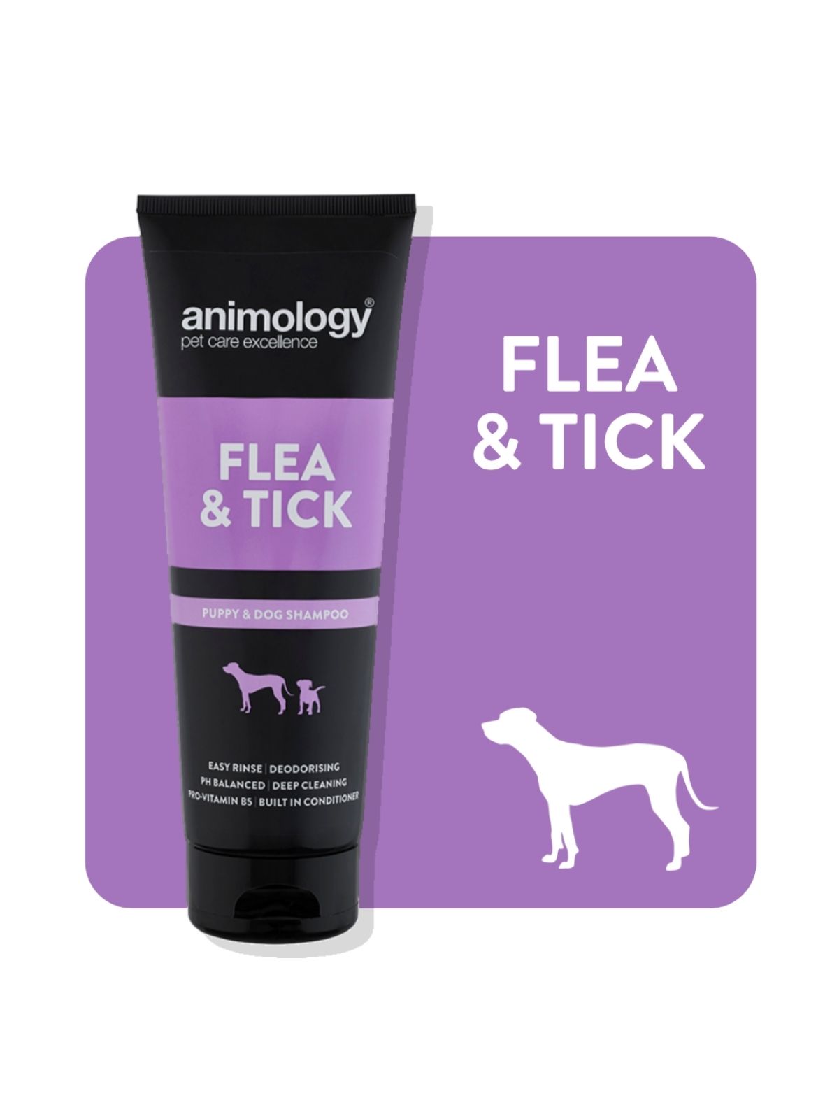 ANIMOLOGY šampón antiparazitný pre psov FLEA & TICK 250 ml