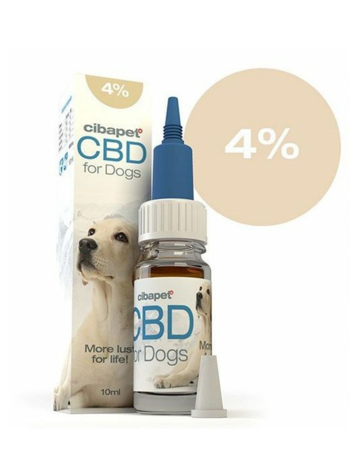 CIBAPET CBD olej pre psov 4% 400 mg, 10 ml