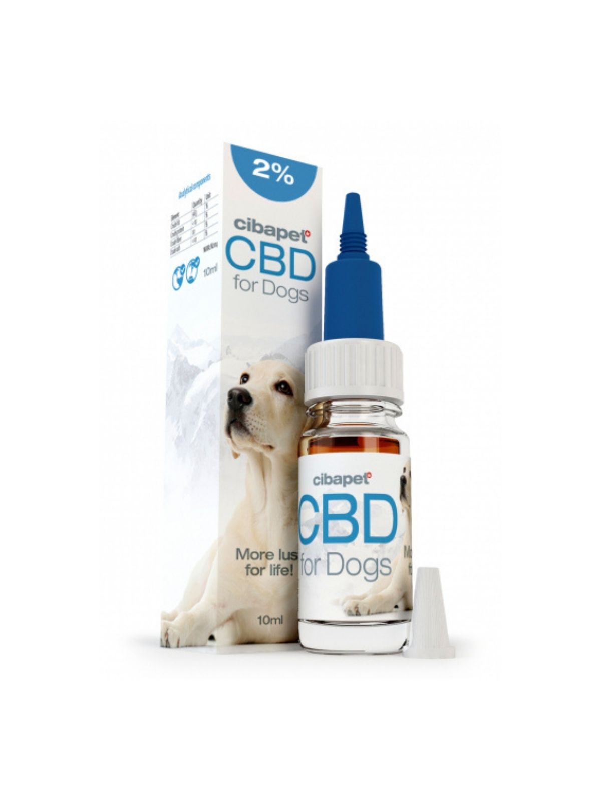 CIBAPET CBD olej pre psov 2% 200 mg, 10 ml