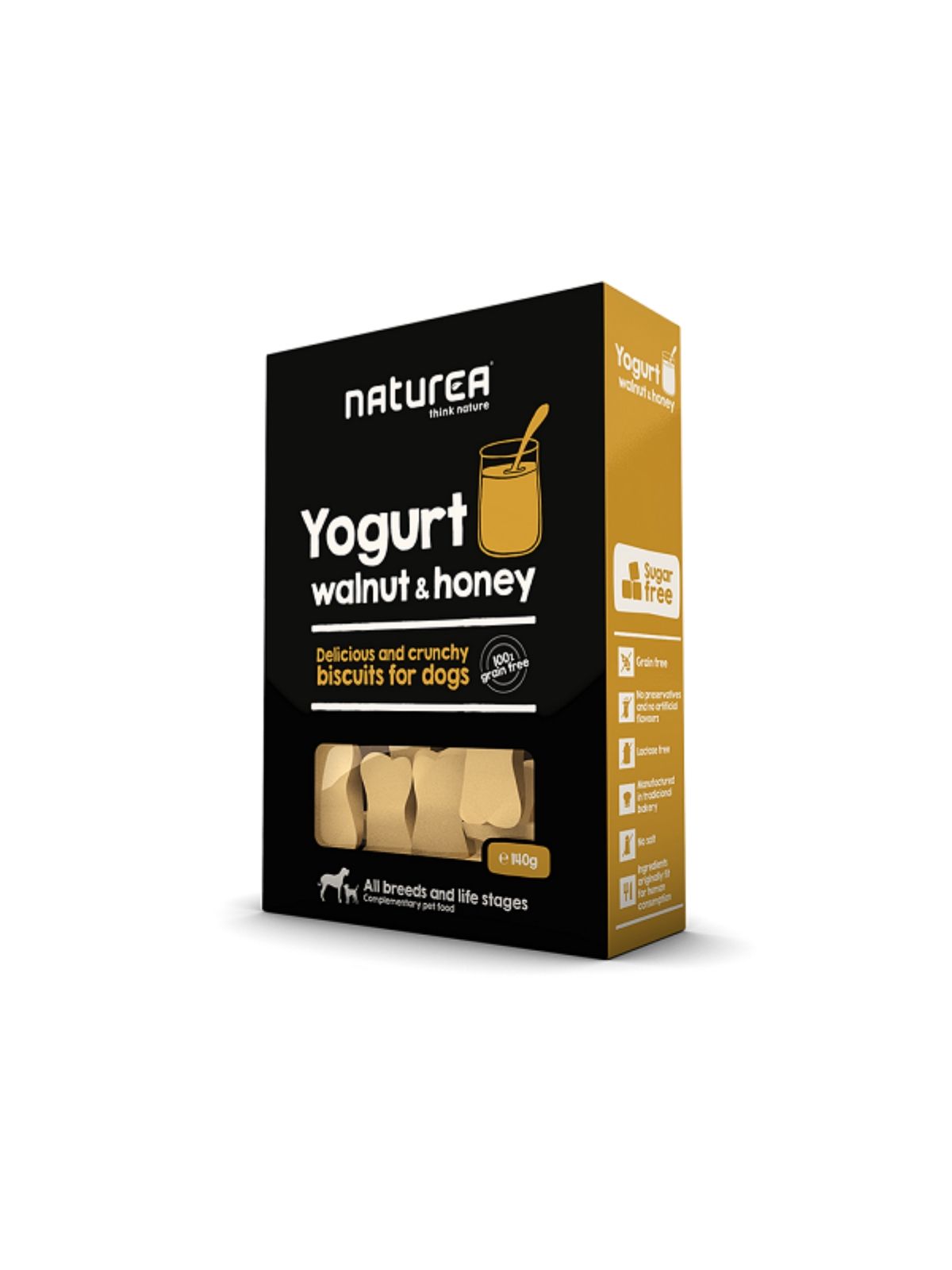 NATUREA keksíky jogurt/vlašské orechy/med 140 g