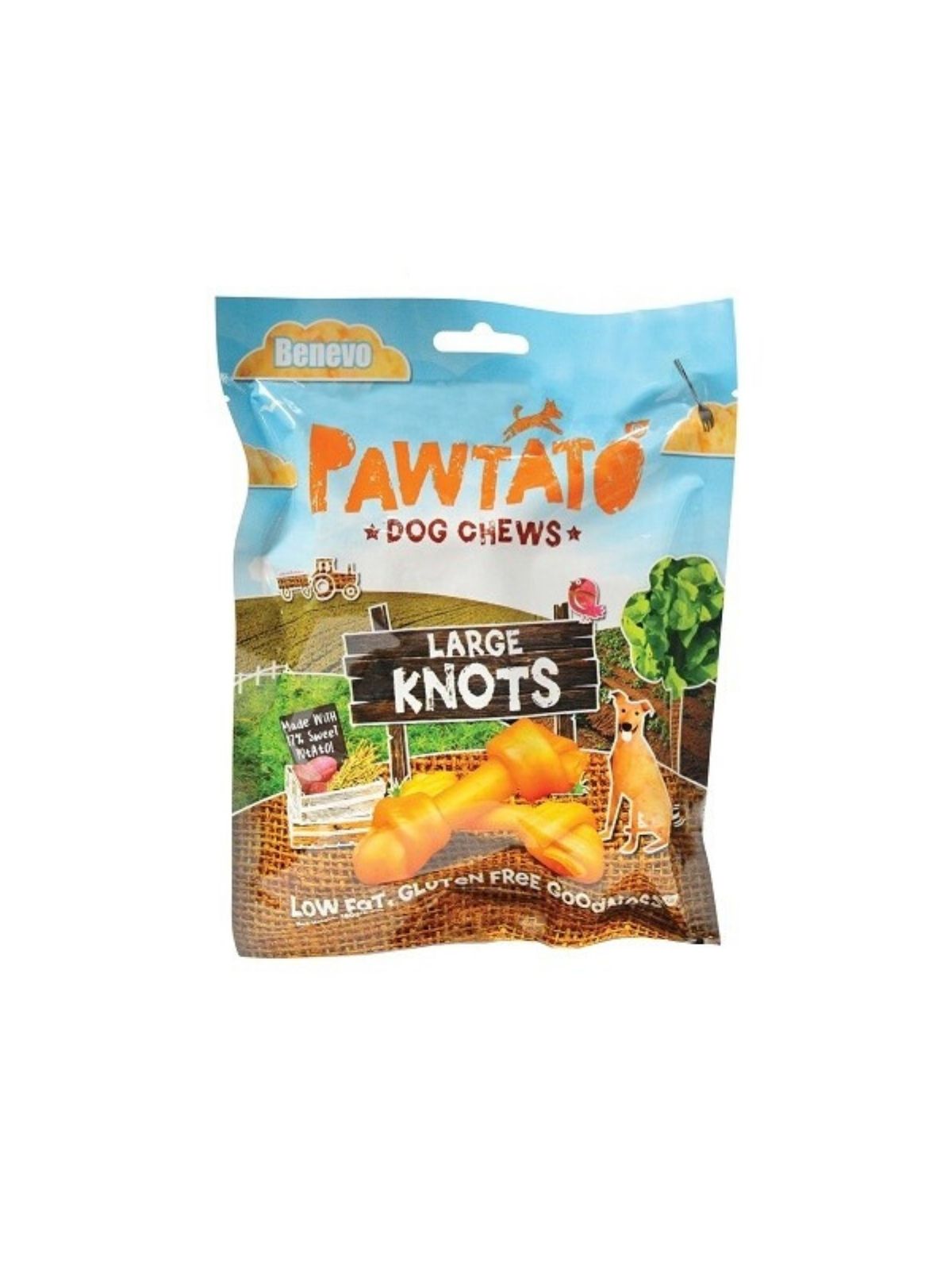 BENEVO odmena Pawtato Knots L 180 g