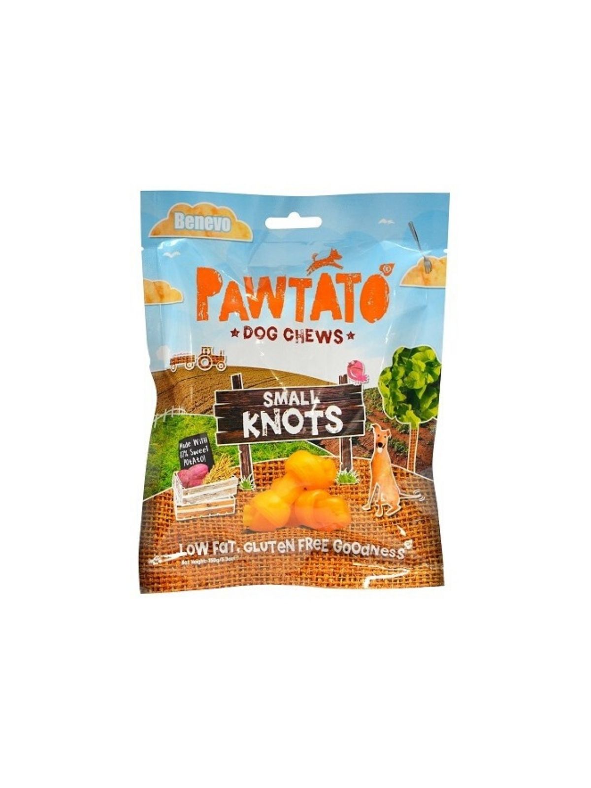 BENEVO odmena Pawtato Knots S 150 g