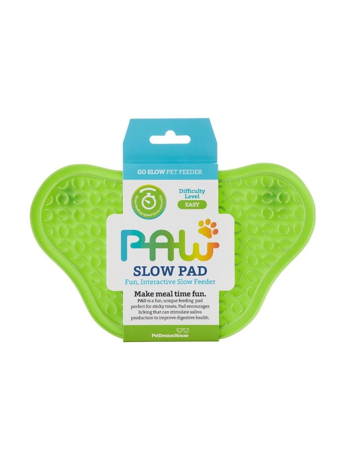 PetDreamHouse lízacia podložka PAW LICK PAD – zelená