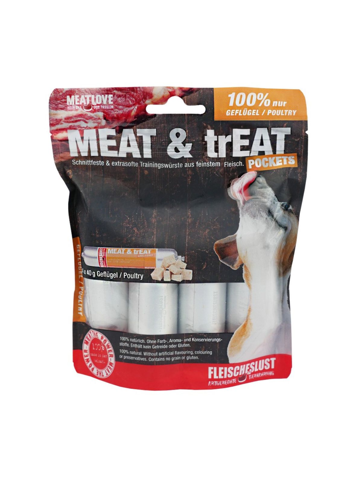 MEAT LOVE saláma MEAT & trEAT hydina 4x40 g (160 g)