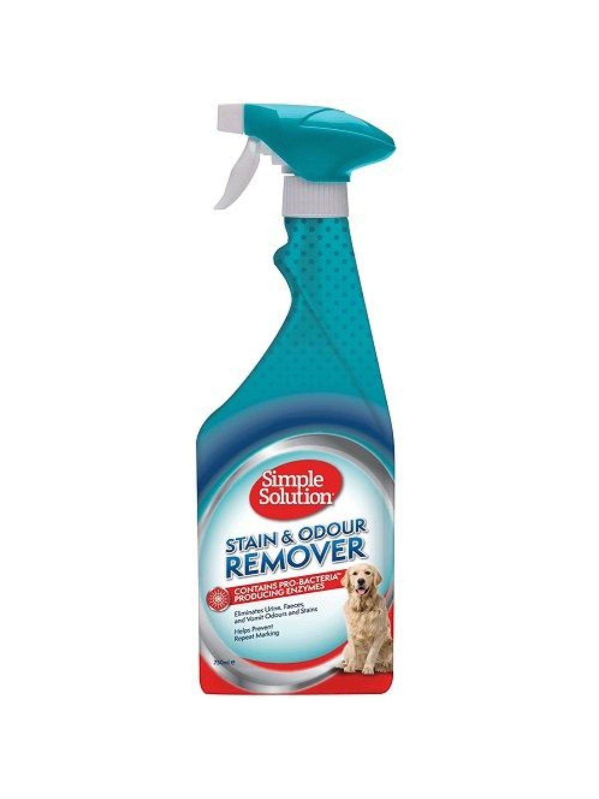 SIMPLE SOLUTION Stain & Odor Remover - odstraňovač škvŕn a pachu pre psy 750ml