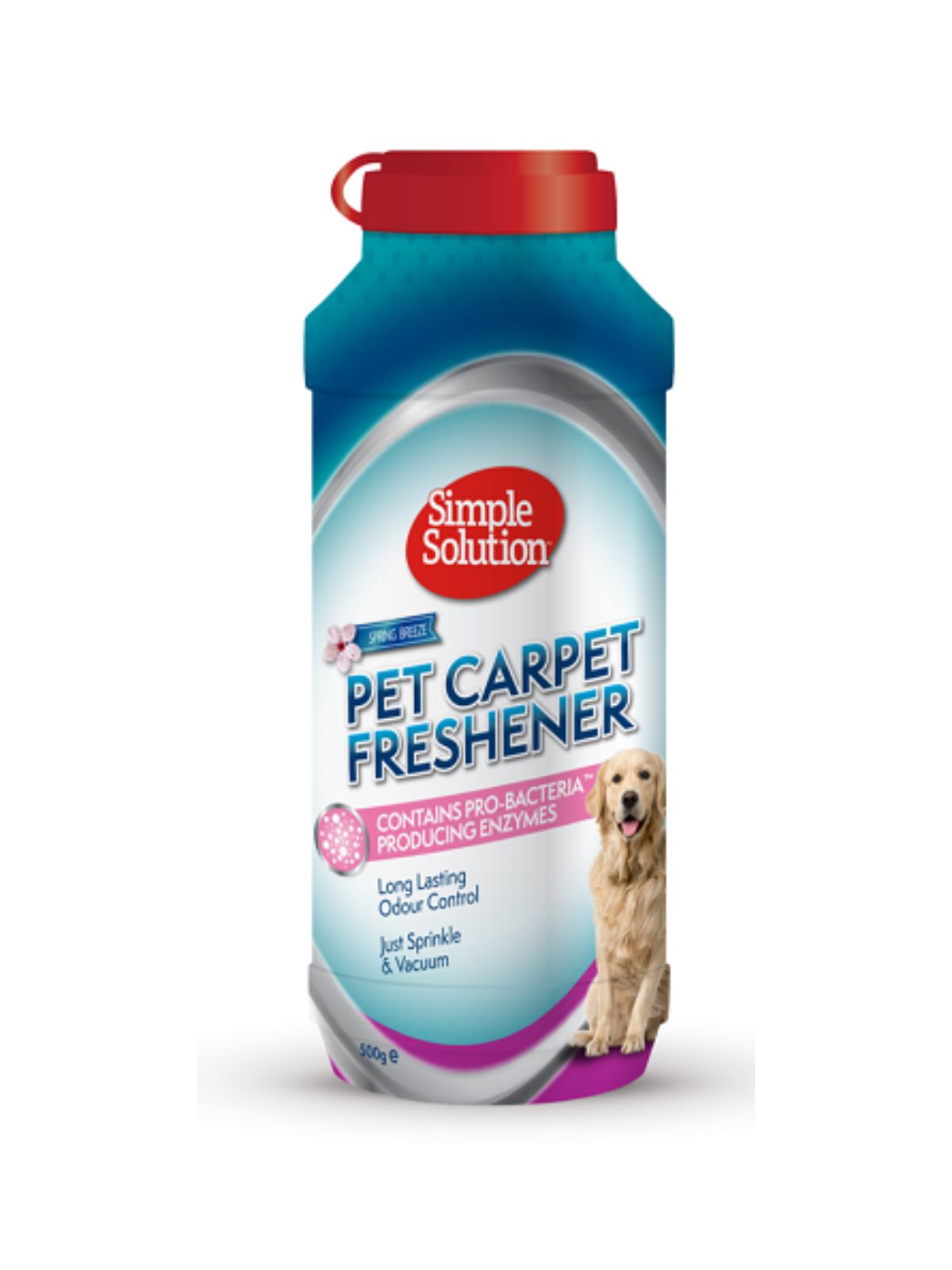 SIMPLE SOLUTION  PET Carpet Freshener enzymatický čistič kobercov - prášok 500 g