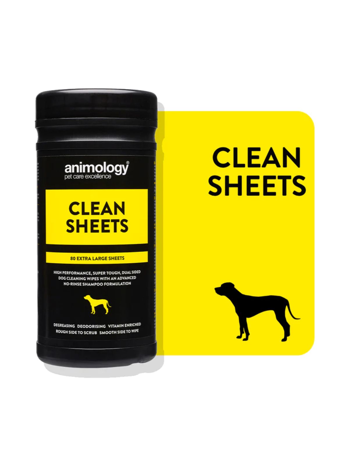 ANIMOLOGY čistiace utierky pre psov CLEAN SHEETS 80 kusov