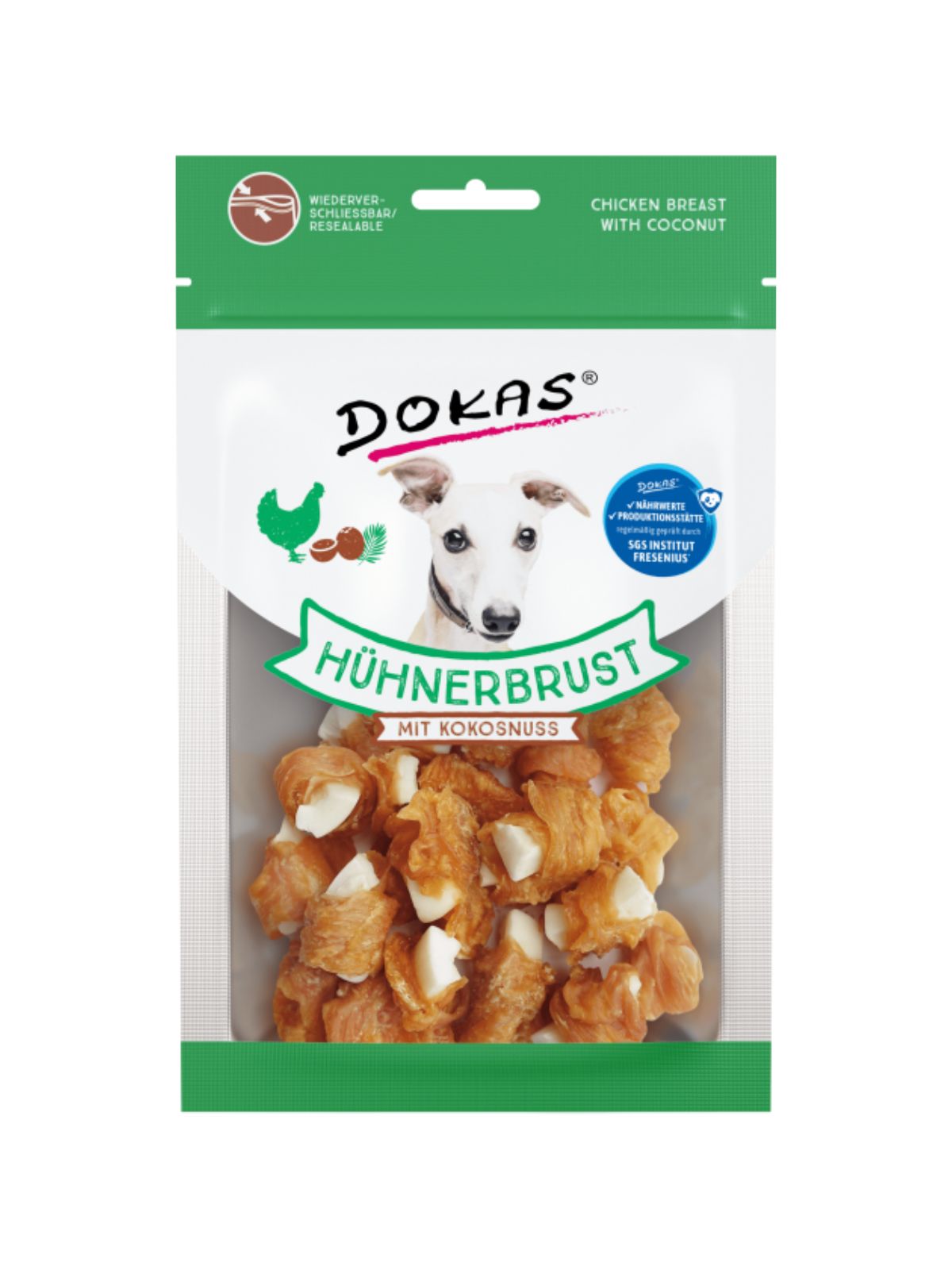 DOKAS kuracie prsia s kokosom 60 g