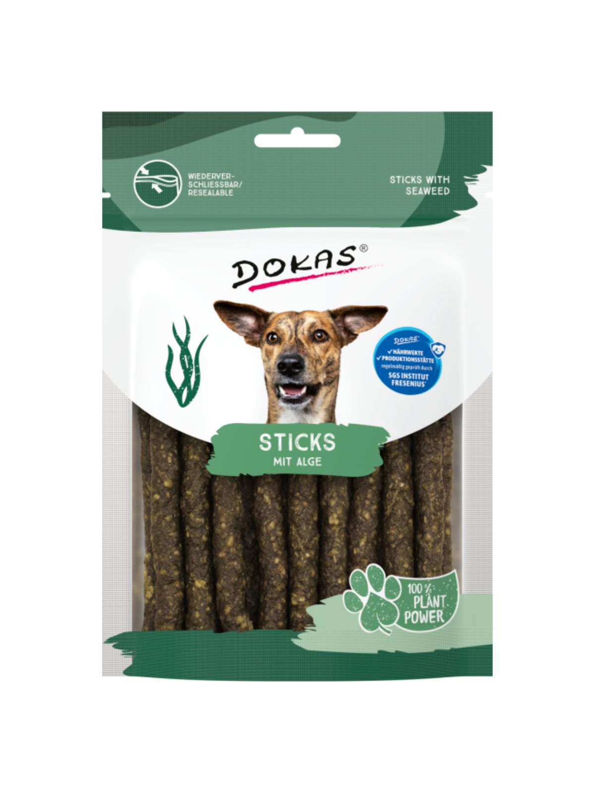 DOKAS tyčinky s kelpou a spirulinou 105g