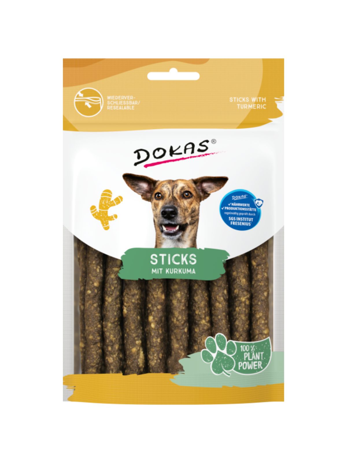 DOKAS tyčinky s kurkumou 105g