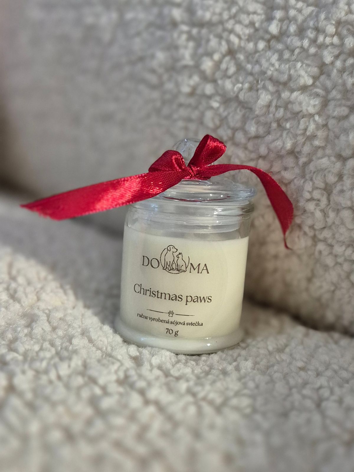 DO/MA sójová sviečka - CHRISTMAS PAWS 70g