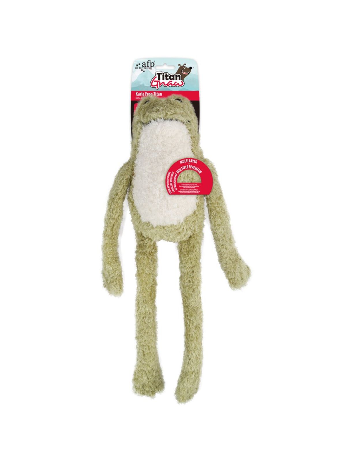 AFP hračka pre psa TITAN GNAW žabka Karla