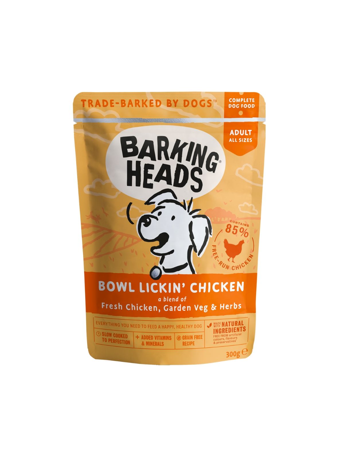 BARKING HEADS kapsička Bowl Lickin’ Chicken 300 g